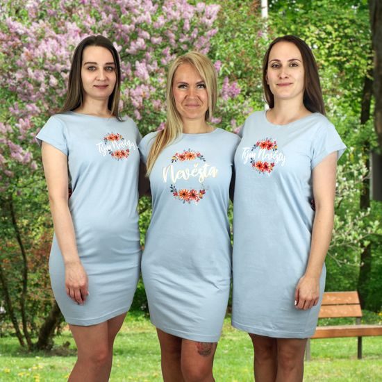 ŠATY NEVĚSTA KOUZLO KVĚTIN - SVATBA - OBLEČENÍ