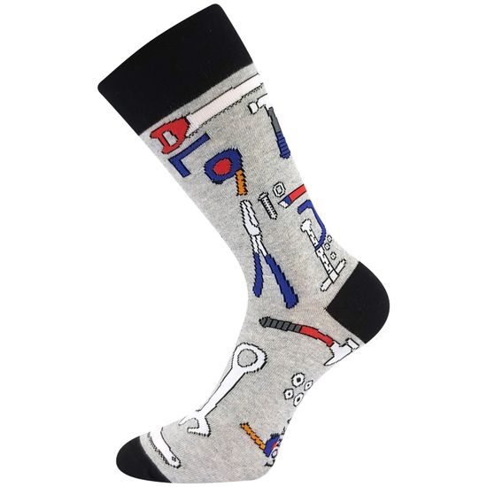 BAUMWOLLSOCKEN MIT MOTIV - 3 PAAR - ALLTAGS-SOCKEN - SCHUHE