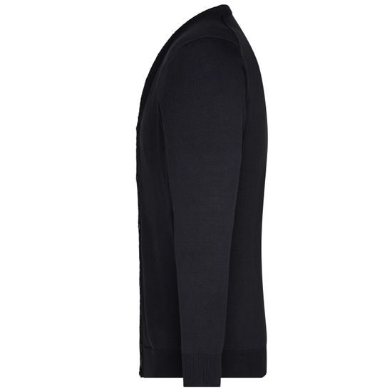 HERREN-BAUMWOLLPULLOVER JN661 - PULLOVER MIT V-AUSSCHNITT - KLEIDUNG