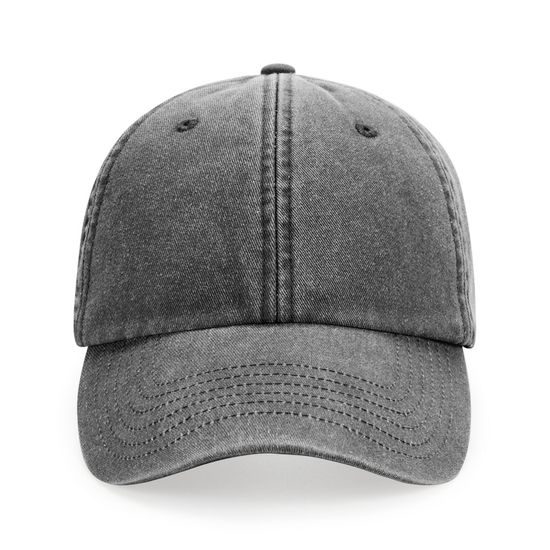 FLACH GESCHNITTENE VINTAGE KAPPE - CAPS ALS WERBEARTIKEL - CAPS UND MÜTZEN