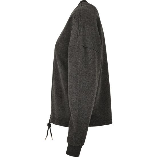 DÁMSKÁ OVERSIZE MIKINA SE SPADLÝMI RAMENY - MIKINY PŘES HLAVU - OBLEČENÍ