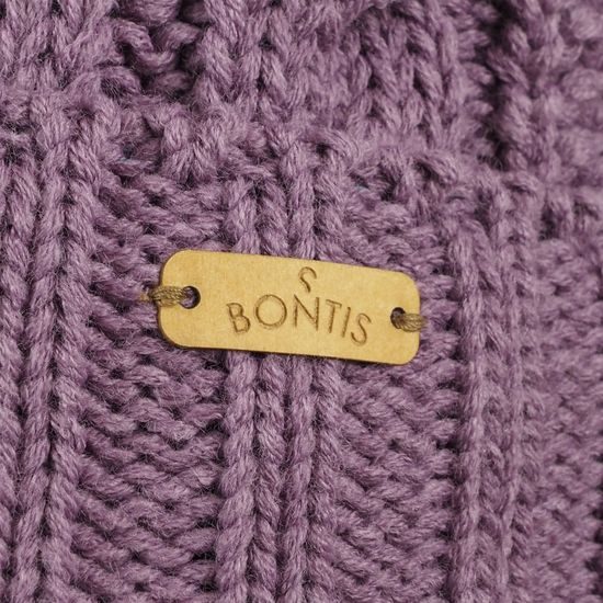 DÁMSKA ZIMNÁ ČIAPKA S OHNUTÝM LEMOM - PLETENÉ ČIAPKY - ŠILTOVKY A ČIAPKY