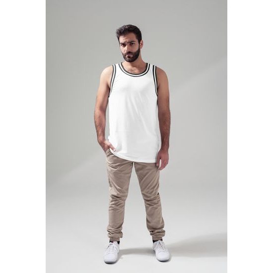 HERREN SPORT TANKTOP IN VERLÄNGERTER PASSFORM - SPORT TANK TOPS - SPORT KLEIDUNG