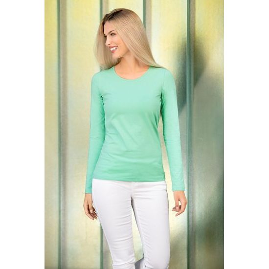 DAMEN LANGARM T-SHIRT SLIM - LANGARM-T-SHIRTS - KLEIDUNG