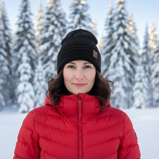 ZIMNÁ ČIAPKA S REFLEXNÝM VLÁKNOM CXS EIRIN - PLETENÉ ČIAPKY - ŠILTOVKY A ČIAPKY