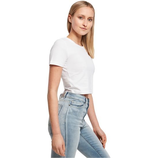 DÁMSKÉ CROP TOP TRIČKO S KRÁTKÝM RUKÁVEM - CROP TOPY - OBLEČENÍ