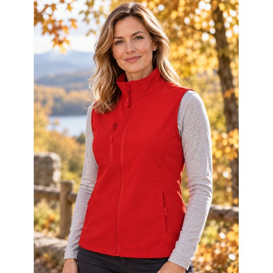 DAMEN SOFTSHELLWESTE TRAIL - SOFTSHELLWESTEN - KLEIDUNG