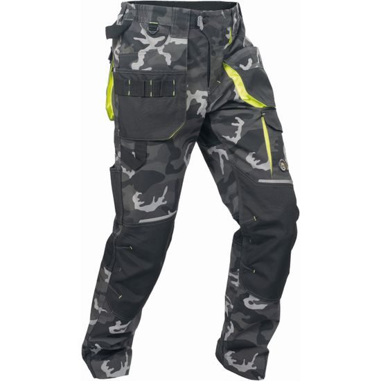 PANTALONI DE LUCRU CAMUFLAJ SHELDON CAMOU - PANTALONI FĂRĂ BRETELE - HAINE DE LUCRU