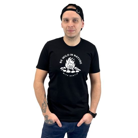 DAS MODEL IST 178 CM GROSS UND TRÄGT GRÖSSE L - T-SHIRTS BONTIS - KLEIDUNG