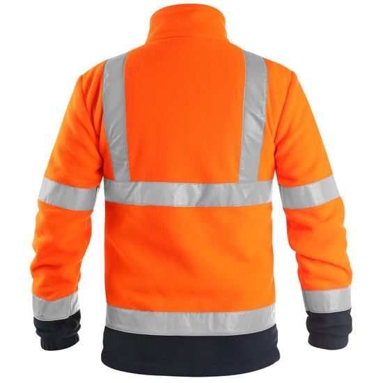 HANORAC FLEECE REFLECTORIZANT PENTRU BĂRBAȚI CXS PRESTON - HANORACE REFLECTORIZANTE - HAINE DE LUCRU