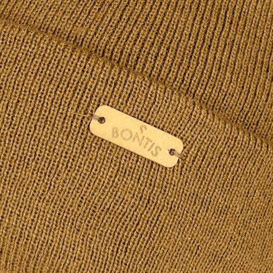 PLETENÁ DVOJITÁ PÁNSKA ČIAPKA S LEMOM - PLETENÉ ČIAPKY - ŠILTOVKY A ČIAPKY