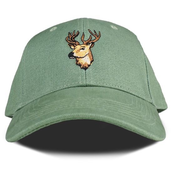 CAP MIT STICKEREI HIRSCH - JÄGER - KLEIDUNG