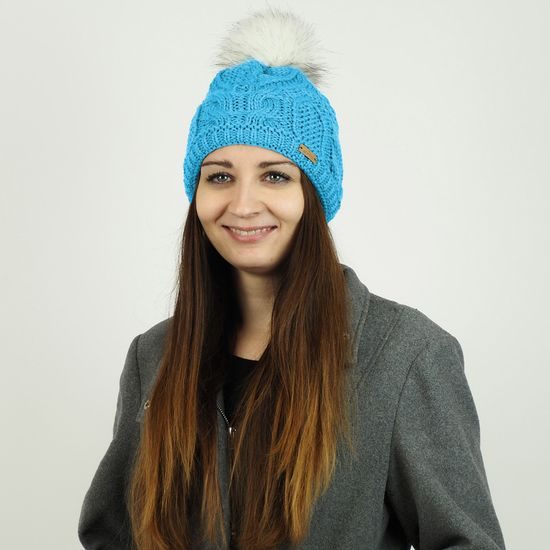 CĂCIULĂ DE IARNĂ PENTRU FEMEI CU POMPON - FESURI CU POMPON - ACCESORII