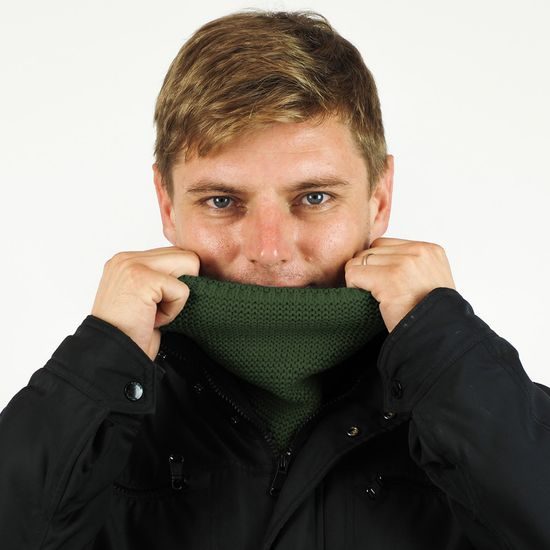 GESTRICKTER HERREN WINTER SCHLAUCHSCHAL - SCHLAUCHSCHALS - ACCESSOIRES