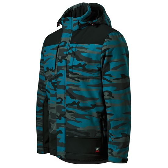 JACHETĂ DE IARNĂ SOFTSHELL PENTRU BĂRBAȚI CAMO VERTEX - JACHETE SOFTSHELL - ÎMBRĂCĂMINTE