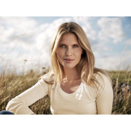 DAMEN LANGARM-T-SHIRT MERINO RISE LS - LANGARM-T-SHIRTS - KLEIDUNG