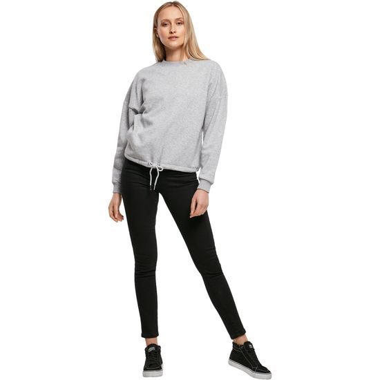 BLUZĂ OVERSIZE CU UMERII CĂZUȚI PENTRU FEMEI - HANORAC FĂRĂ FERMOAR - ÎMBRĂCĂMINTE