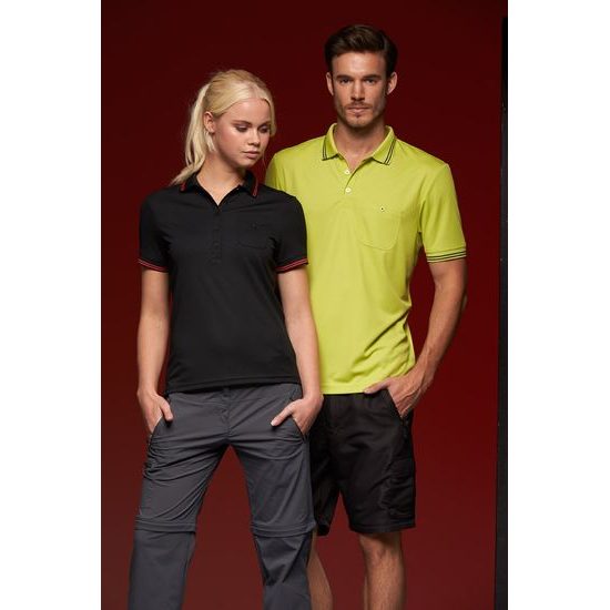 DAMEN SPORT-POLOSHIRT JN701 - SPORT T-SHIRTS MIT KURZEN ÄRMELN - SPORT KLEIDUNG