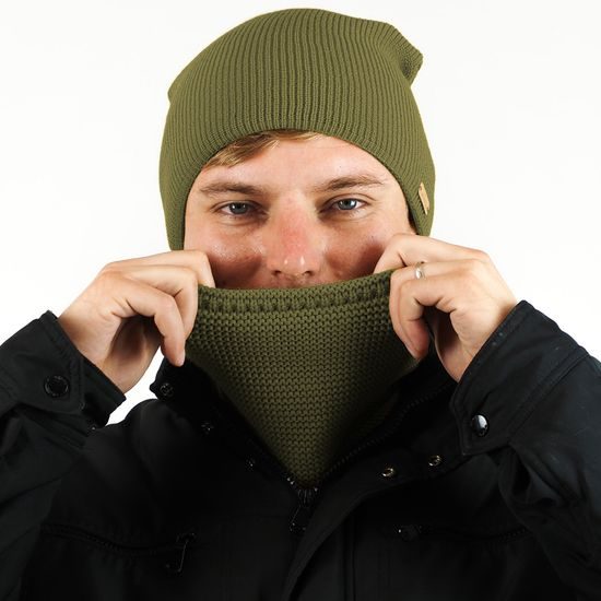 HERREN LANGE WINTER BEANIE - STRICKMÜTZEN - CAPS UND MÜTZEN