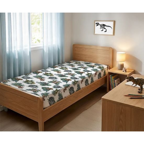 PROSTĚRADLO S MOTIVEM JURSKÝ SVĚT - PROSTĚRADLA - DOMÁCNOST