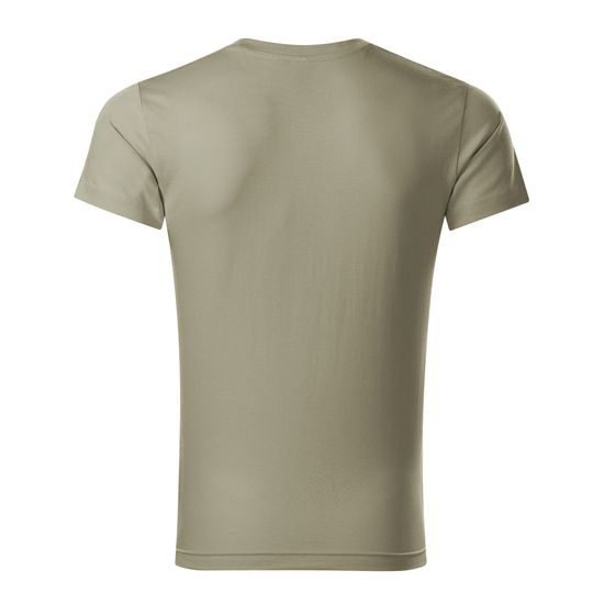 PÁNSKE TRIČKO SLIM FIT V-NECK - TRIČKÁ S KRÁTKYM RUKÁVOM - OBLEČENIE