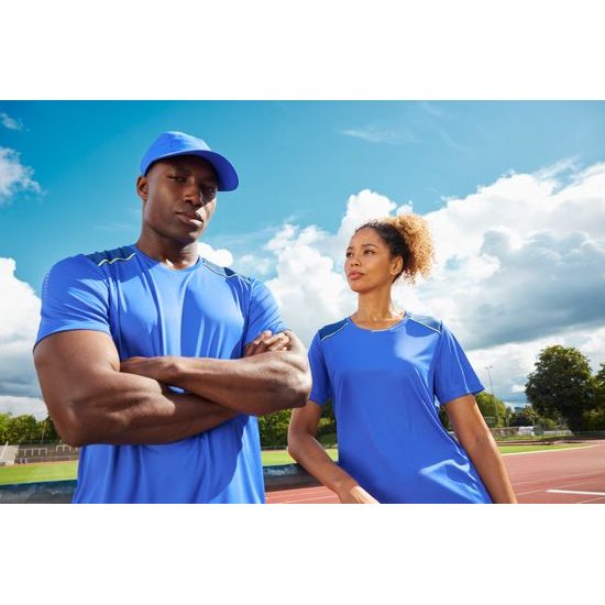 DÁMSKÉ BĚŽECKÉ TRIČKO JN1383 - SPORTOVNÍ TRIČKA S KRÁTKÝM RUKÁVEM - SPORTOVNÍ OBLEČENÍ