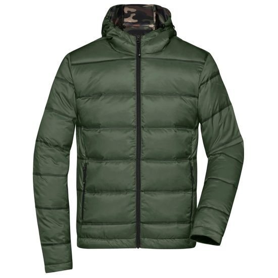 LEICHTE HERREN DAUNENJACKE MIT KAPUZE JN1152 - STEPP- UND DAUNENJACKEN - KLEIDUNG