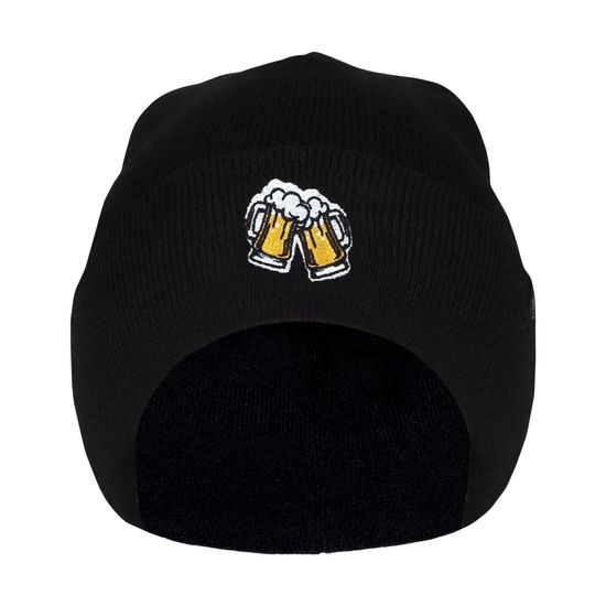 PLETENÁ ČIAPKA S VÝŠIVKOU PIVO S PENOU - PIVO - OBLEČENIE