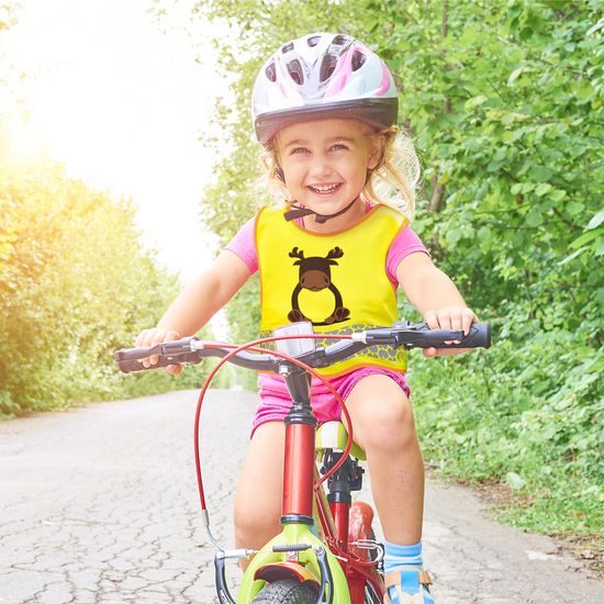 DĚTSKÁ REFLEXNÍ VESTA SE ZVÍŘÁTKY - DĚTSKÉ PRACOVNÍ OBLEČENÍ - DĚTSKÉ OBLEČENÍ