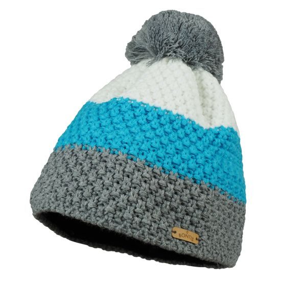 FES DE IARNĂ TRICOTAT ÎN 3 CULORI CU POMPON - CĂCIULI TRICOTATE - ACCESORII