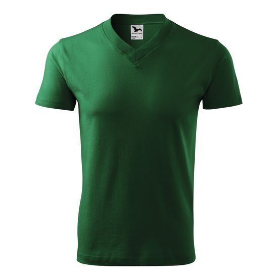 TRIČKO V-NECK - TRIČKÁ S KRÁTKYM RUKÁVOM - OBLEČENIE