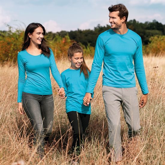 DAMEN LANGARM T-SHIRT FIT-T LONG SLEEVE - LANGARM-T-SHIRTS - KLEIDUNG