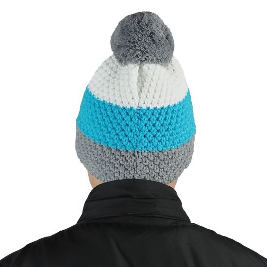 FES DE IARNĂ TRICOTAT ÎN 3 CULORI CU POMPON - CĂCIULI TRICOTATE - ACCESORII