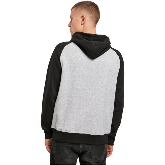 HERREN-ZWEIFARBEN-SWEATSHIRT MIT KAPUZE - SWEATSHIRTS OHNE REISSVERSCHLUSS - KLEIDUNG