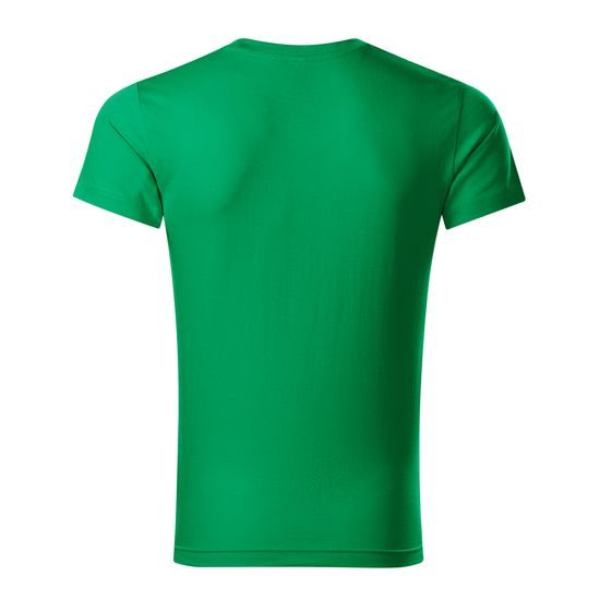 PÁNSKE TRIČKO SLIM FIT V-NECK - TRIČKÁ S KRÁTKYM RUKÁVOM - OBLEČENIE