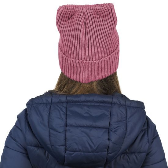 PLETENÁ ČEPICE S VÝŠIVKOU KOČKA - PLETENÉ ČEPICE - KŠILTOVKY A ČEPICE