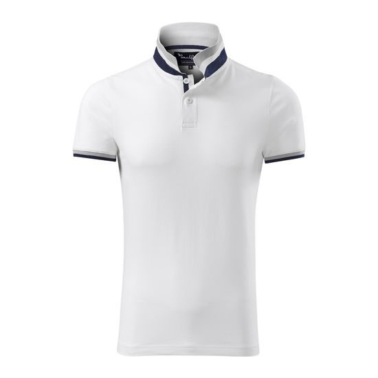 HERREN POLO-SHIRT COLLAR UP - KURZARM POLO-SHIRTS - KLEIDUNG