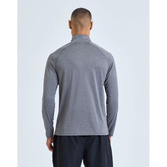 PÁNSKE TRIČKO S DLHÝM RUKÁVOM A 1/4 ZIPSOM - ŠPORTOVÉ TRIČKÁ S DLHÝM RUKÁVOM - ŠPORTOVÉ OBLEČENIE