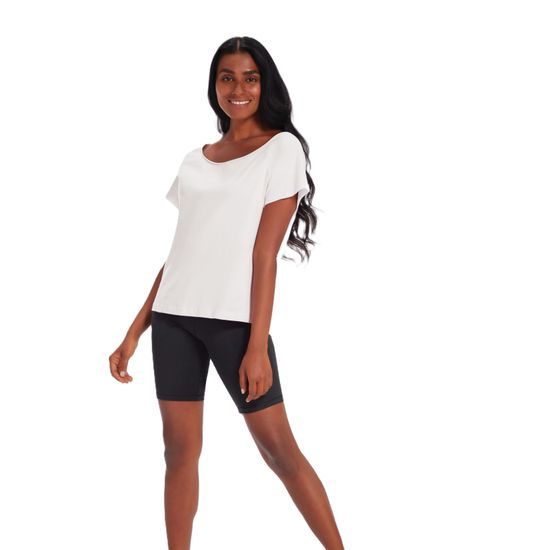 LÄSSIGES DAMEN T-SHIRT FLASH DANCE - KURZARM-T-SHIRTS - KLEIDUNG