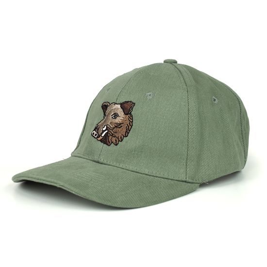 CAP MIT STICKEREI WILDSCHWEIN - JÄGER - KLEIDUNG