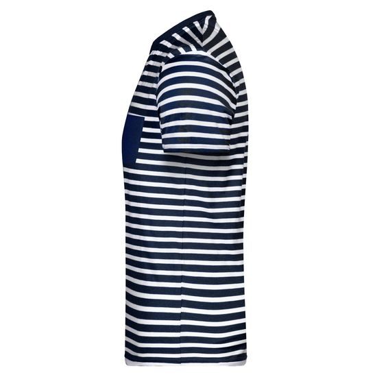 PÁNSKÉ PRUHOVANÉ TRIČKO Z BIOBAVLNY 8028 - NÁMOŘNICKÁ TRIČKA - OBLEČENÍ