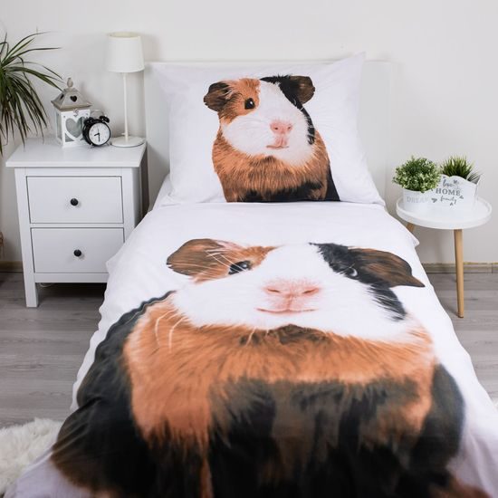 MEERSCHWEINCHEN-BETTWÄSCHE - BEDRUCKTE BETTWÄSCHE - HAUSHALT