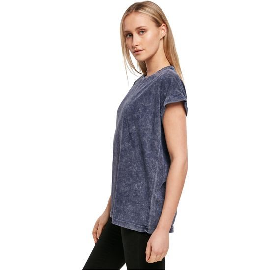 LÄSSIGES DAMEN T-SHIRT ACID WASHED - KURZARM-T-SHIRTS - KLEIDUNG