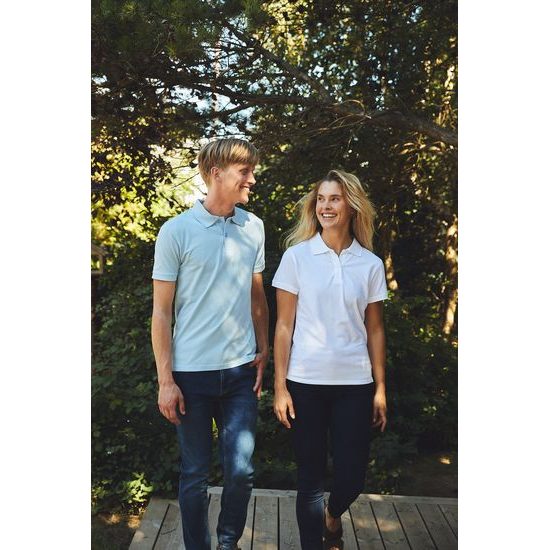 DAMEN POLOSHIRT CLASSIC AUS BIO-FAIRTRADE-BAUMWOLLE - KURZARM POLO-SHIRTS - KLEIDUNG