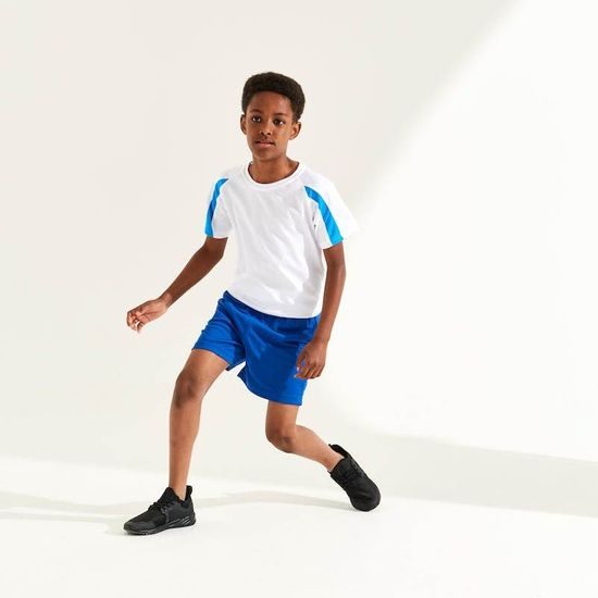 DĚTSKÉ SPORTOVNÍ TRIČKO CONTRAST COOL T - SPORTOVNÍ TRIČKA S KRÁTKÝM RUKÁVEM - SPORTOVNÍ OBLEČENÍ