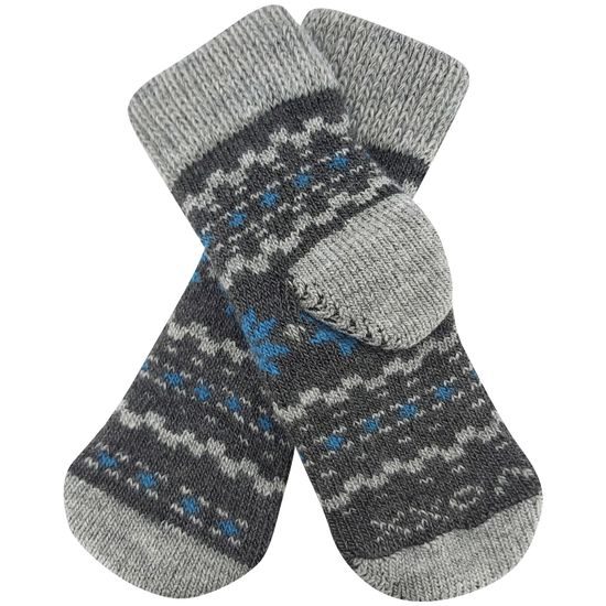 TÉLI KÖTÖTT ZOKNI ÉS UJJATLAN KESZTYŰ SZETT - KLASSZIKUS ZOKNIK - CIPŐ