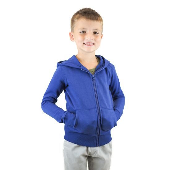 DAS MODEL IST 122 CM GROSS UND TRÄGT GRÖSSE 122 - KINDER SWEATSHIRTS - KINDER KLEIDUNG