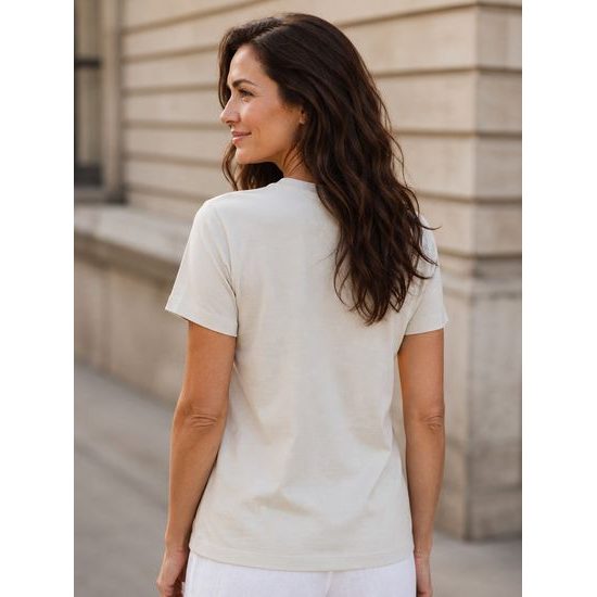 TRICOU DE DAMĂ CU MÂNECĂ SCURTĂ SOF TEE - TRICOURI CU MÂNECĂ SCURTĂ - ÎMBRĂCĂMINTE