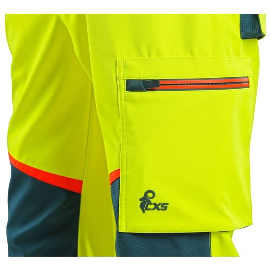 REFLEKTIERENDE HERREN-SOFTSHELLHOSE CXS BEDFORD - WARNSCHUTZHOSEN - ARBEITS KLEIDUNG