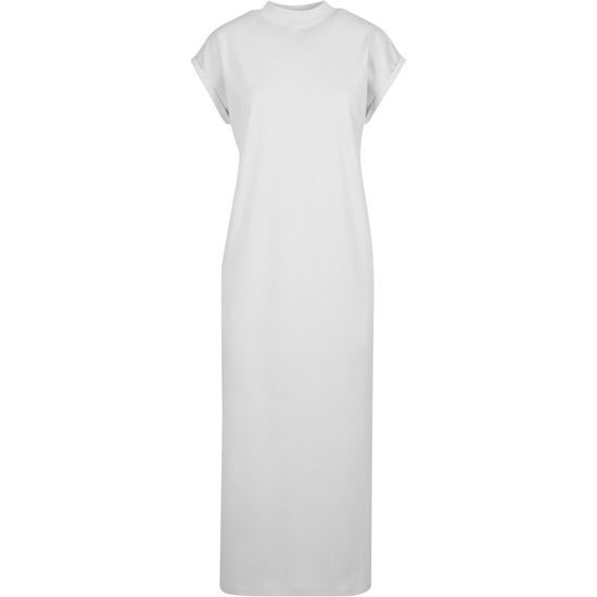 LÄSSIGES UND VERLÄNGERTES KLEID MIT STEHKRAGEN - KLEIDER - KLEIDUNG